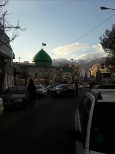 نمایی از امام زاده علی اکبر(ع) چیذر شب وفات مادر ادب حضرت