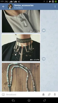 کانال زیور آلات ما در کانال تلگرام زیر Soniya_accessories