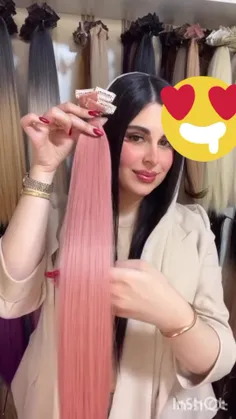 موهای شاخه ای در رنگ بندی مختلف قابل سفارش