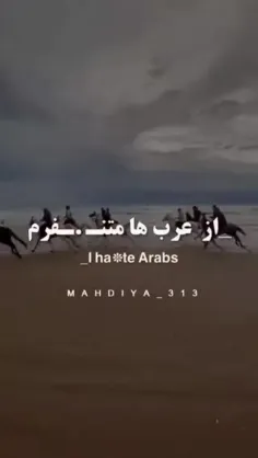 🎥 از عرب‌ها متنفرم، از زبانی عربی هم همینطور!