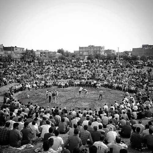 People watch a folk wrestling contest called ‘Ba-Chookhe’