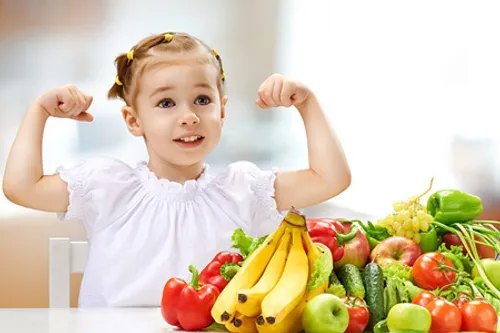 به کودکان خود درک ارزش غذایی رنگ های مختلف خوراکی ها را ب