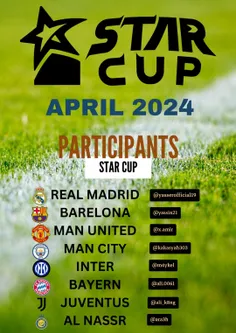 Star Cup Tournament Participants