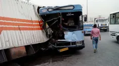 17 کشته و زخمی در تصادف اتوبوس شرکت واحد اندیشه
