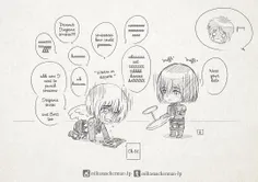 #アルミン #chibi #armin_arlert #mikasa #shingeki ~S3