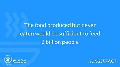 DidYouKnow: the food we waste could feed almost one third