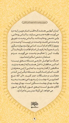 ادامه وصیت نامه شهید ناصر باغانی...