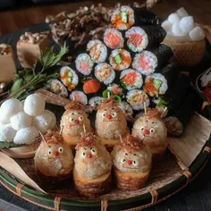 #تزیین غذاهای باورنکردنی و #خلاقانه از مادر ژاپنی 😍