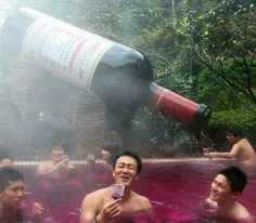 استخر شراب استخری در ژاپن وجود دارد که تنها 12 روز در طول