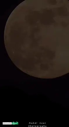 ♦️طلوع ماه را برفراز آسمان خرم‌آباد ببینید 🌜🤩🌹