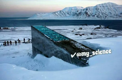 نمایی جالب از "بانک جهانی بذر" در سرزمین های یخ زده نروژ