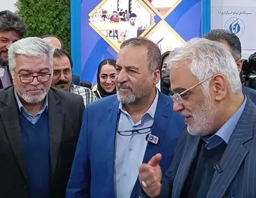 🔺بازدید دکتر طهرانچی از نمایشگاه رسانه های ایران