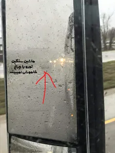 ◾ ️یک راننده کامیون با انتشار این عکس از آینه بغل ماشینش 