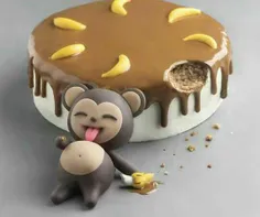 این کیک میمونی تقدیم به آدمایه میمون