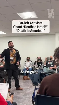 🎥داره شعار مرگ بر امریکا و مرگ بر اسرائیل رو به زبان فارس