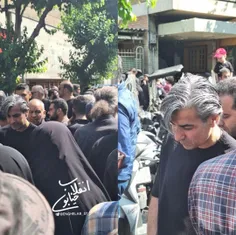 حضور وحید شمسایی سرمربی تیم ملی ایران در مراسم تشییع رئیس