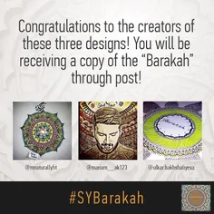 Congratulations to the creators of these three designs! Y