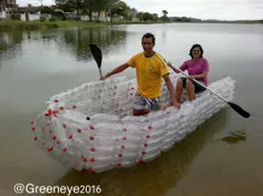 قایق بازیافتی