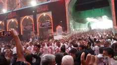 حرم امام حسین روز عاشورا