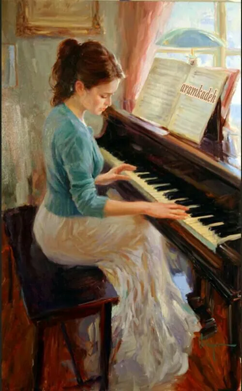 عشق مانند نواختن پیانو است