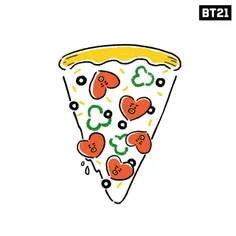 tae tae pizza. 😂 😂 😋 😋