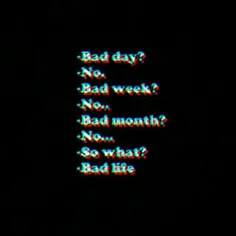 bad life without love ....