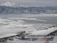 زمستان دریاچه زریبار کردستان مریوان