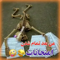 امتحانات تموم شد  