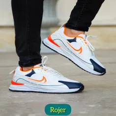 کفش مردانه مدل Rojer (سفید نارنجی)