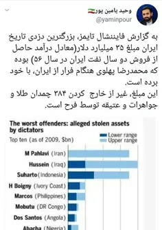 🔴 بزرگترین دزدی و اختلاس تاریخ ایران (۳۵ میلیارد دلار)⁉️