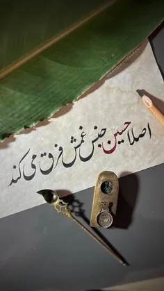 اصلا حسین جنس غمش فرق میکند.❤️