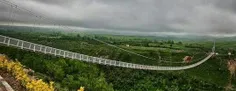 پل معلق‌ رودخانه‌ «خیاو چای» باطول365 متر و 2متر عرض وارت