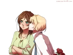 #mioko_art💫  #fem_eren💚 💫  #eruaru #eremin #armin_arlert 