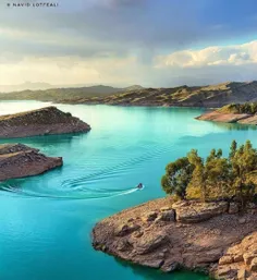 دریاچه شهیون در شهرستان دزفول استان#خوزستان 🌊  🇮 🇷  ❤ ️
