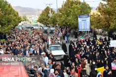 🔰راهپیمایی مردم شهر زنجان دیروز ششم آبان در محکومیت اغتشاشات و اقدامات تروریستی....🔰