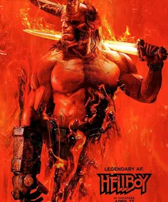اولین پوستر از فیلم hell boy این فیلم آپریل 2019 اکران می