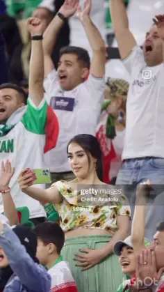 حضور خانومای زیبای ایران در ورزشگاه🤩💞