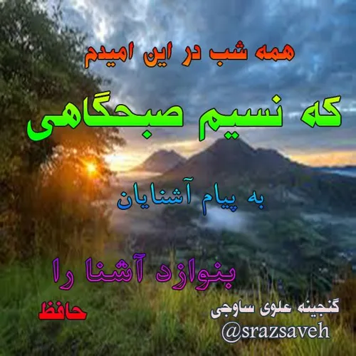 شرح و تفسیر غزلیات حافظ . حجه الاسلام محمدرضا رنجبر