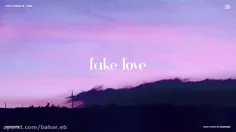 آهنگ fake love بی تی اس با ورژن پیانو