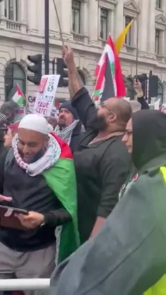 🎥 پرچم یاحسین در تجمع حامیان فلسطین در لندن