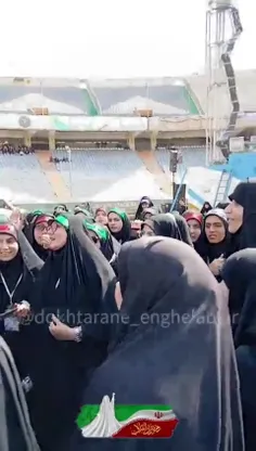 ❤️سر تیم های انتظامات اجتماع دختران انقلاب ساعت ۱۴ قبل از