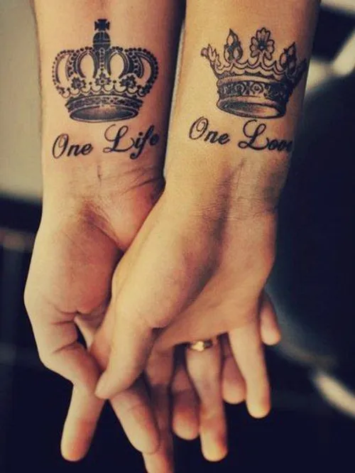 King & Queen Tattoo