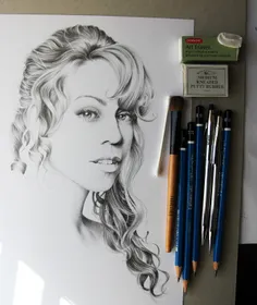 #carey #curls #drawing #hair #hunter #ileana #mariah #min