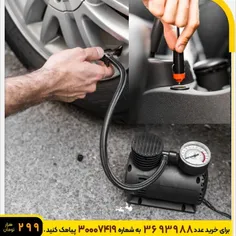 🏆پمپ باد فندکی ماشین مدل Air Compressor