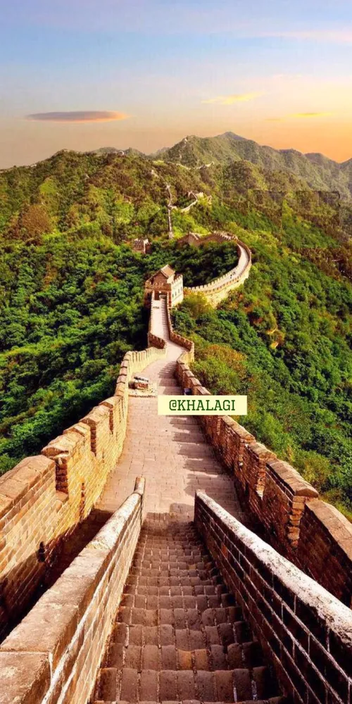 نمایی فوق العاده از دیوار چین