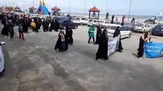 🎥 راهپبمایی  ساحلی مردم چالوس در دفاع از عفاف و #حجاب