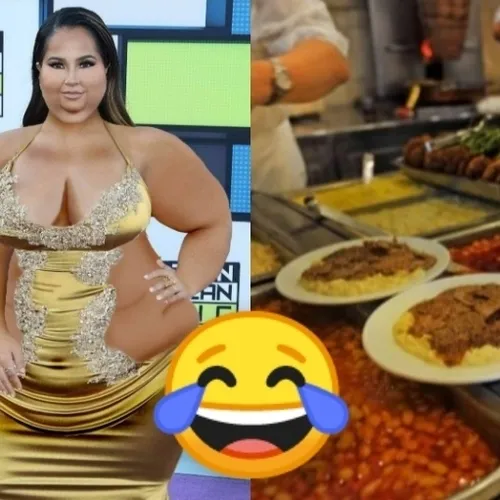 Becky g yemek yedi gıda yağ 😂 😂 😂 😂