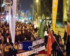 💢خشم معترضان در ترکیه درپی اهانت به مقدسات اسلامی