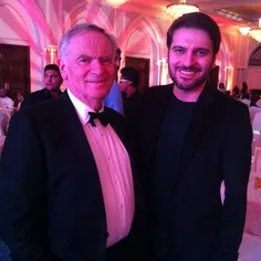 With Lord Jeffrey Archer. A humble and quintessentially E