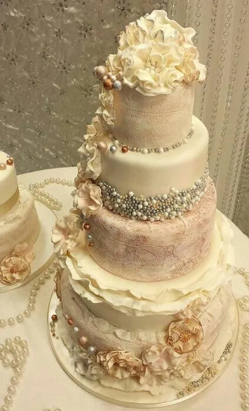 هنر خلاقیت اموزش کیک عروسی